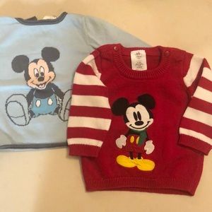 **6 Items for $26** 2 Disney Baby sweatshirt, 9-12mos&12-18mos